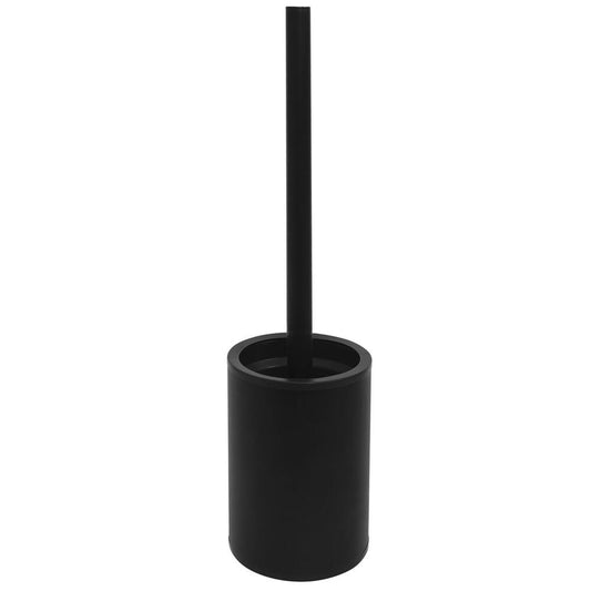 X-ROUND BLACK WC-Bürste zum Stellen, Schwarz matt