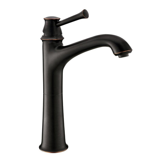 CLASSIC Waschtischarmatur, Hoch, ölgeriebene Bronze, schwarz matt