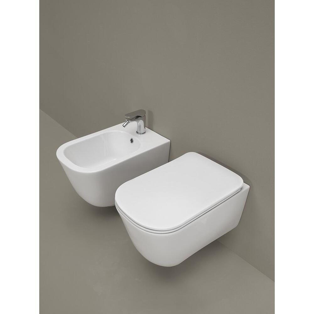 TRIBECA Hänge-Bidet 35x54cm, weiß