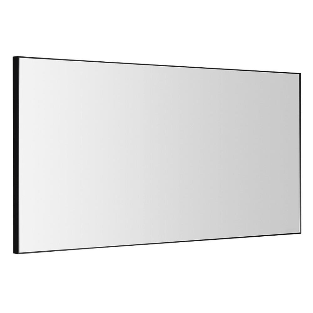 AROWANA Spiegel mit Rahmen, 1200x600mm, schwarz