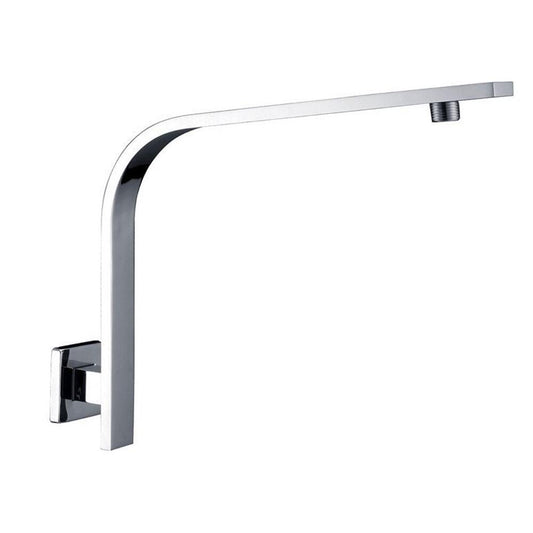 Duscharm quadratisch niedrig, 330mm, Chrom