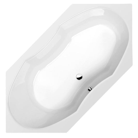 TOKATA Badewanne mit Füßen 190x90x43cm, weiß