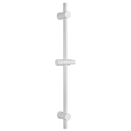 Brausestange mit Schieber, rund, 700mm, weiss matt