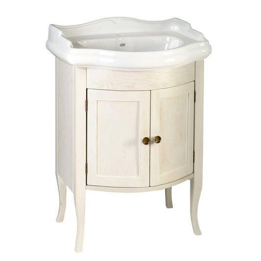 RETRO Unterschrank 60x80x45cm, altweiß
