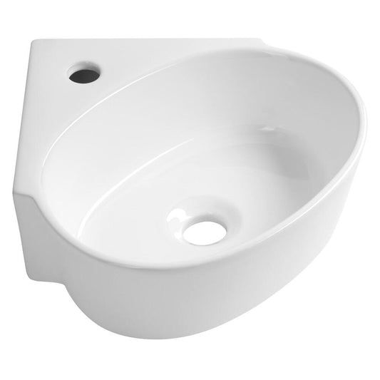 ECKERT Keramik Waschtisch 36x36cm, Weiß