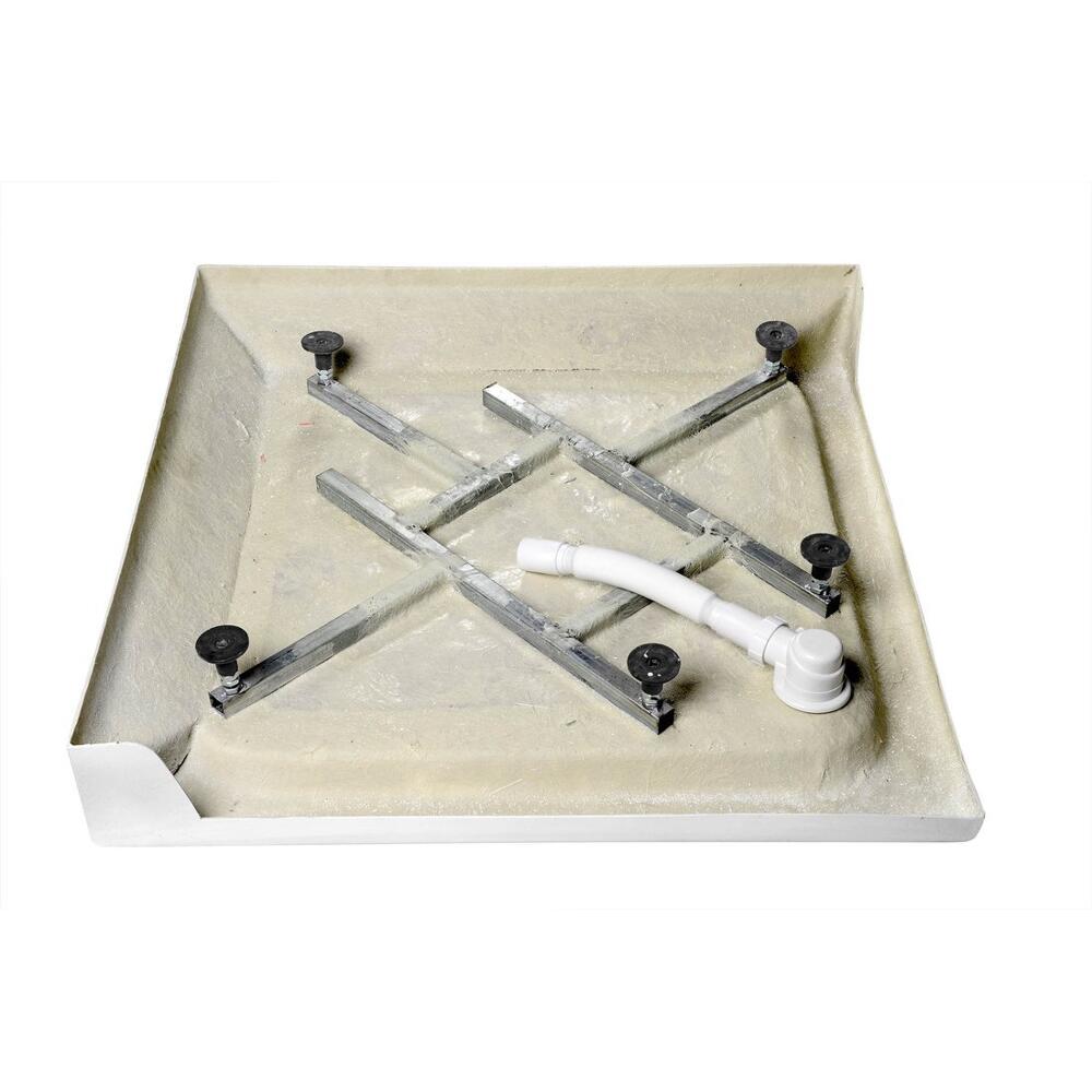 Selbsttragende Acryl-Duschwanne, Quadrat 90x90x15cm