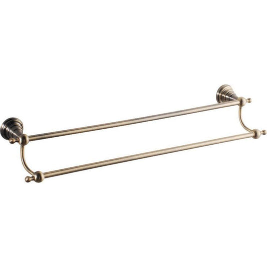 DIAMOND Doppel Handtuchhalter 600mm, Bronze