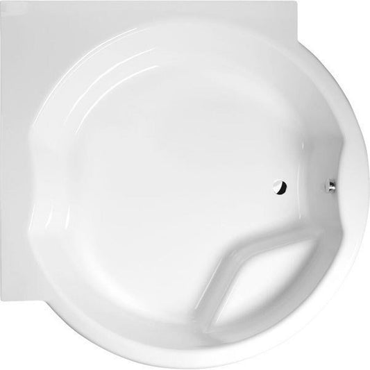 ROYAL CORNER Badewanne mit Rahmengestell 172x172x49cm, weiß