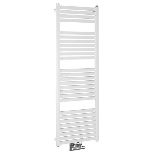 TONDI Badheizkörper 450x1330 mm, Mittelanschluss, Weiß