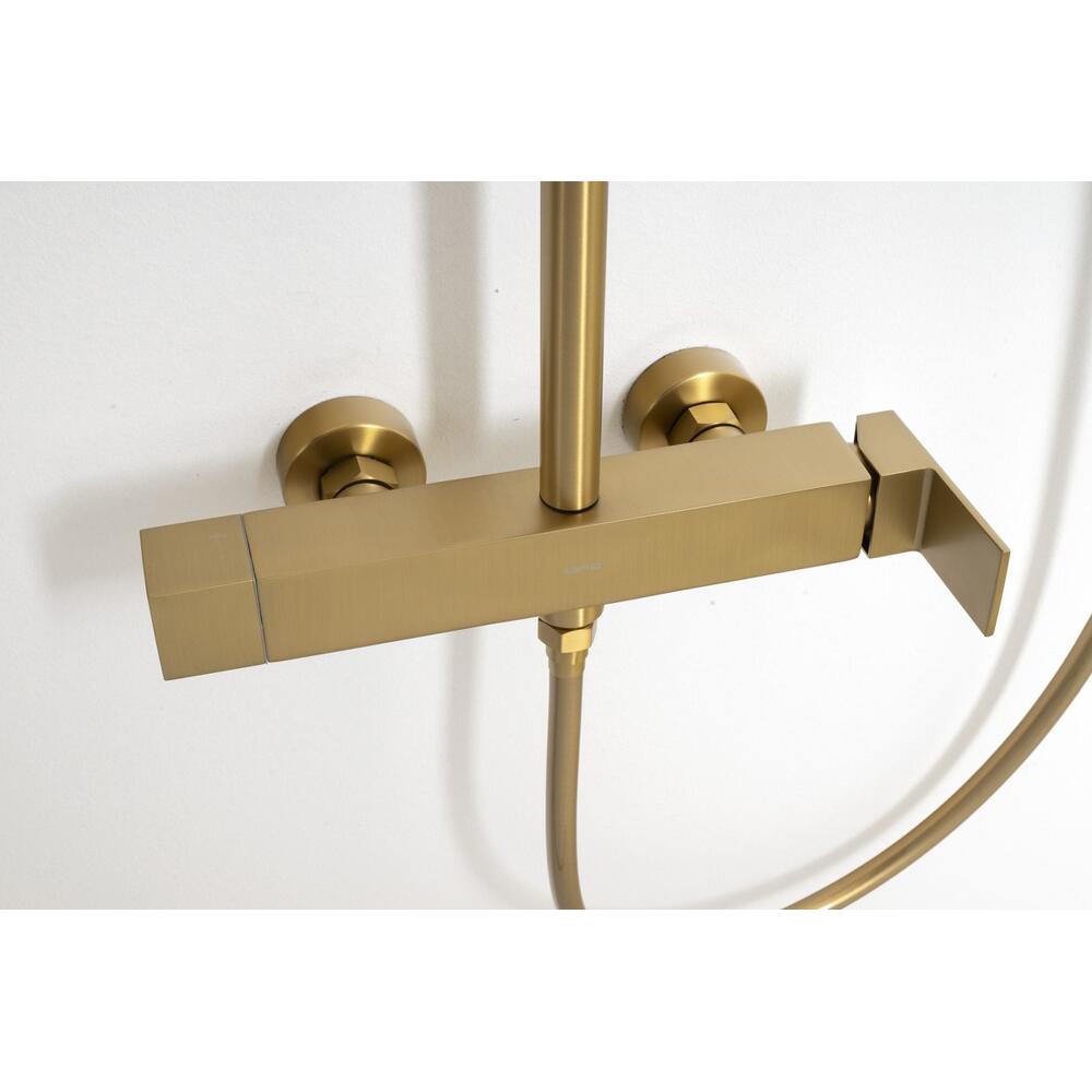CUBEMIX Duschsäule, Gold matt