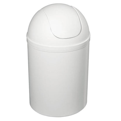 Mülleimer kippbar, 5 l, Plastik, weiß