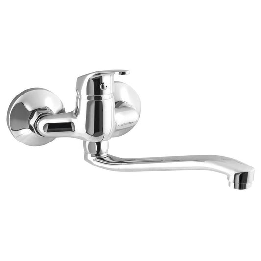 AQUALINE 35 Wandarmatur ,Abstand 100mm,flacher Auslauf, Chrom