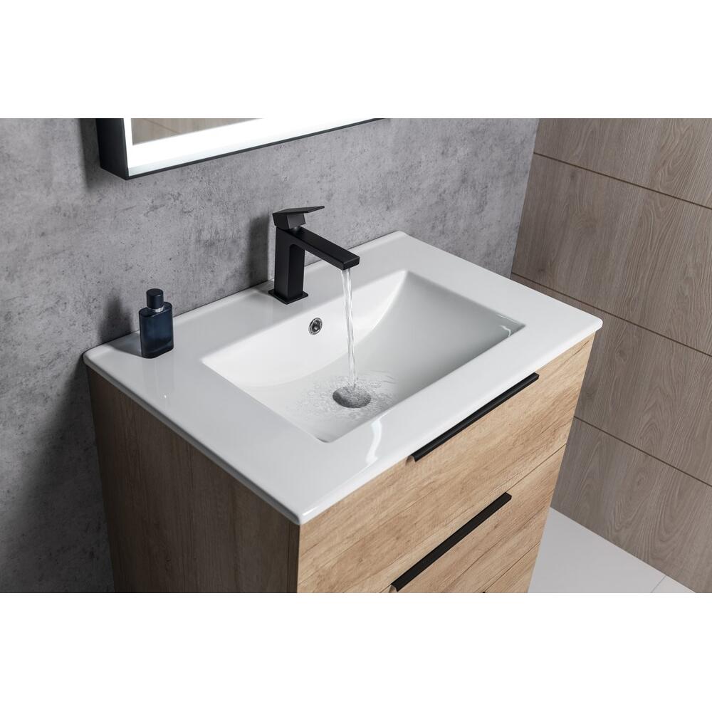 SLIM Keramik-Waschtisch, 71x46,5cm, Weiß