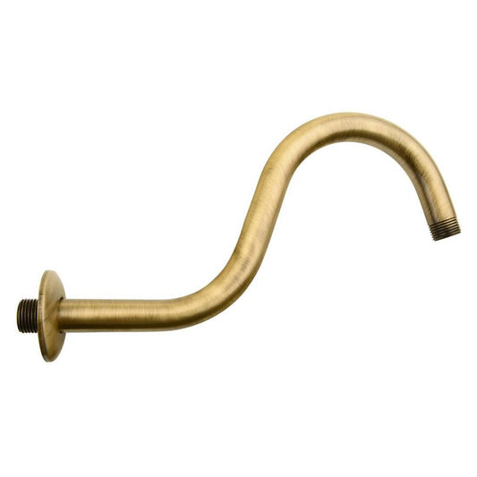 Duscharm rund S-Form, 300mm, Bronze