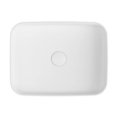 INFINITY RECTANGLE Aufsatzwaschbecken 50x36cm, weiss matt