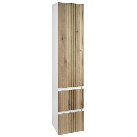 PANEDA STRIP Hochschrank 35x165x31cm, Eiche Emporio, links/rechts