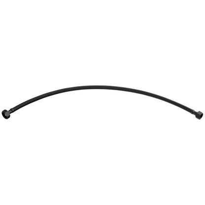 Flexibler Schlauch, Edelstahl FxF 3/8"x1/2", 60cm, Schwarz matt