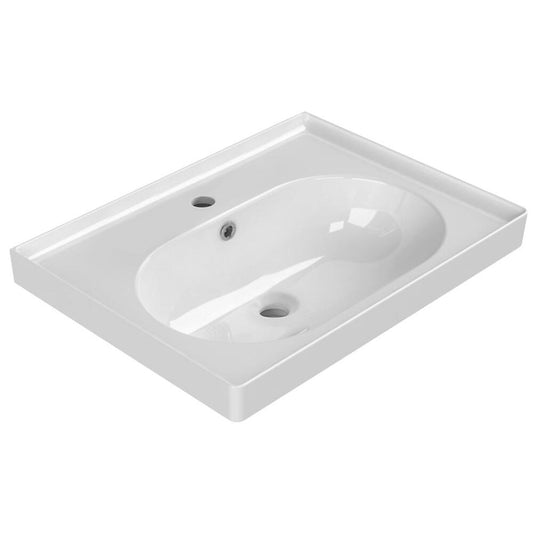 BRAND Keramik-Waschtisch 60x45cm, weiss