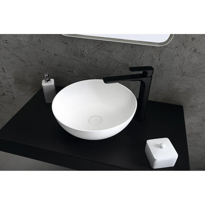 THIN Aufsatzwaschtisch, Ø 39 cm, Weiß matt