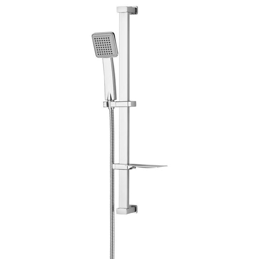 NAJA Brauseset mit Seifenschale, verschiebbarer Brausehalter, Chrom