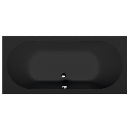 LEVANA Rechteckwanne 170x80x39cm, Schwarz matt