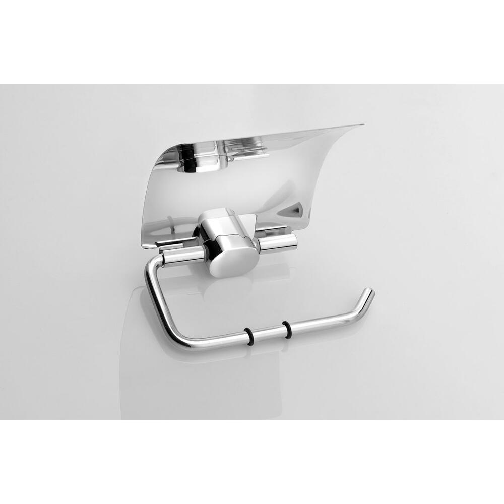 FLORI Toilettenpapierhalter mit Deckel, Chrom
