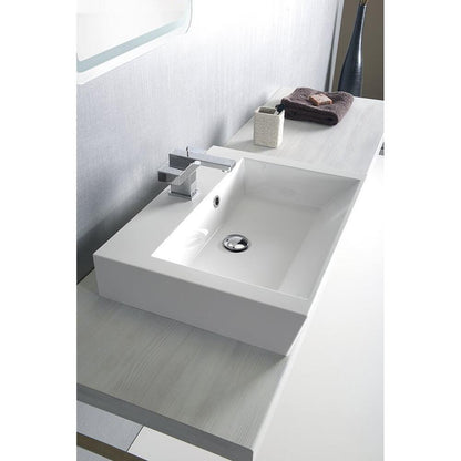 AVICE Platte 210x50cm, Eiche altweiß