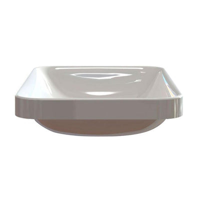 ASTORIA Gussmarmor-Waschtisch 55x12x37cm, weiß
