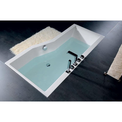 VERSYS R asymmetrische Badewanne 160x84x70cm, rechts, weiß