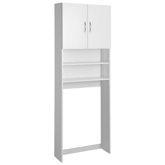 SIMPLEX ECO Schrank für Waschmaschine 63x25x190cm, Weiß