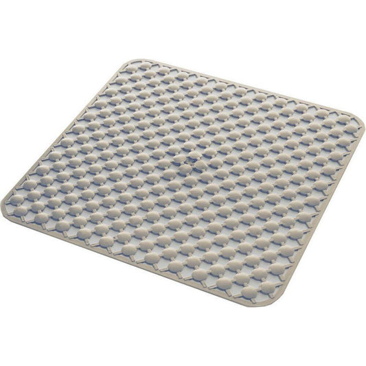 GEO Duscheinlage 53x53 cm Gummi, Anti-Rutsch, Kautschuk, beige