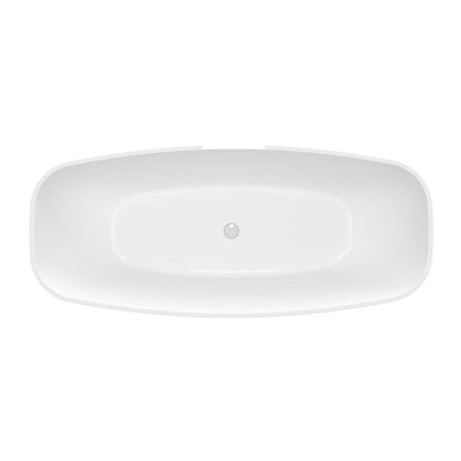 IPANEMA Gussmarmor- Badewanne 168x72x49cm, weiß