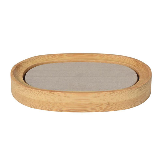 RIKO Seifenschale zum Stellen, Beige/bambus