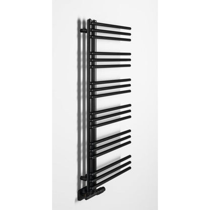 POSEIDON Badheizkörper 450x1140mm, Schwarz matt