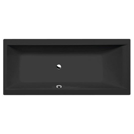 CLEO Rechteckwanne mit Füßen170x75x48cm,schwarz matt