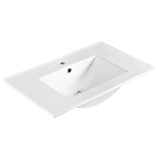 SLIM Keramik-Waschtisch, 71x46,5cm, Weiß