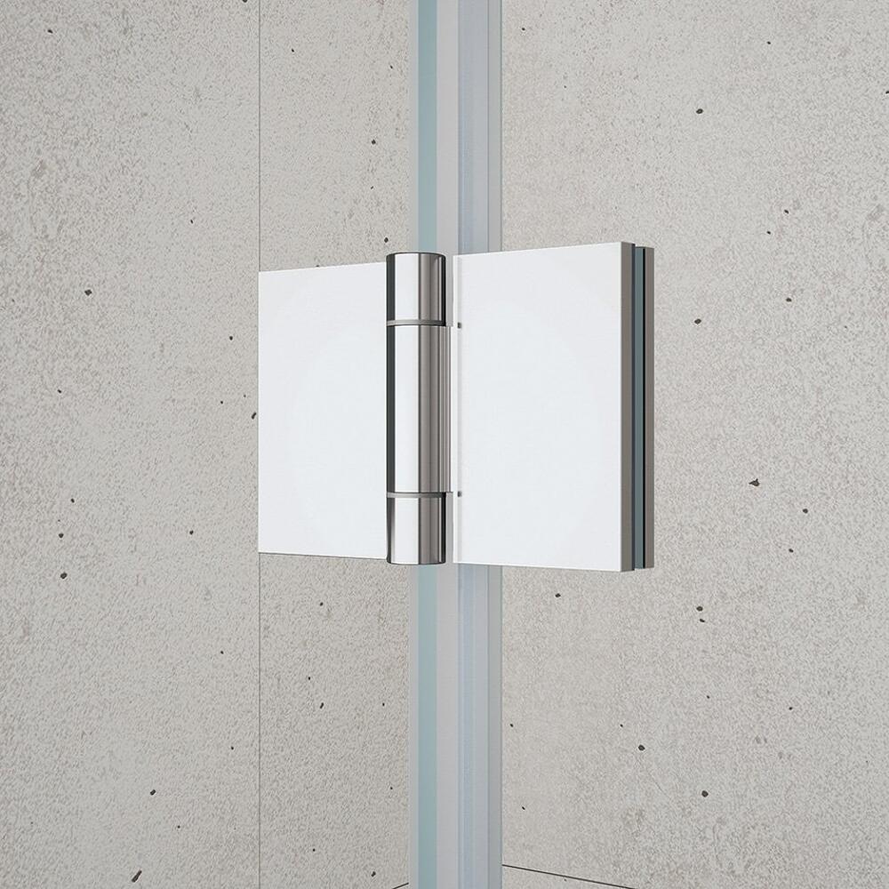 LORO Duschfalttür 800 mm, Klarglas