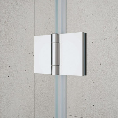 LORO Duschfalttür 800 mm, Klarglas