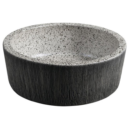 PRIORI Keramik-Waschbecken zum Aufsetzen, Durch. 41cm, Granit