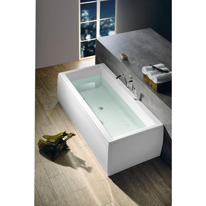 CLEO Rechteckwanne mit Füßen 180x90x48cm, weiß