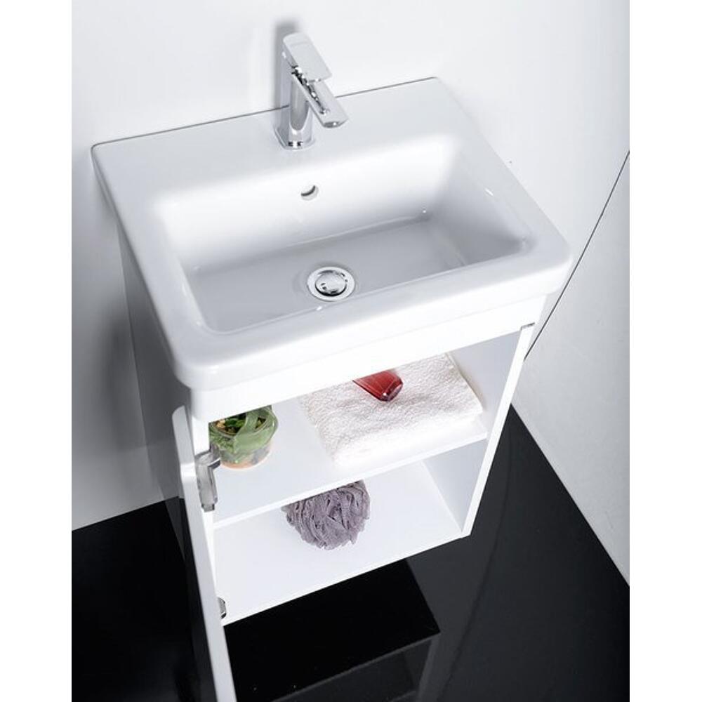 ELLA Unterschrank 46,5x65x38,5cm, 1x Tür, links, weiß