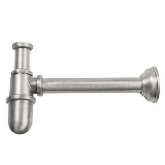 RETRO Waschtisch-Siphon 5/4", Abfluss 32mm, poliertes Nickel