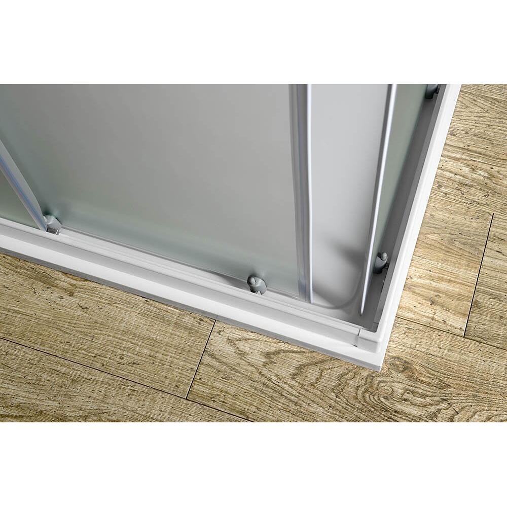ALAIN Duschabtrennung Quadrat, 800x800mm, Glas BRICK