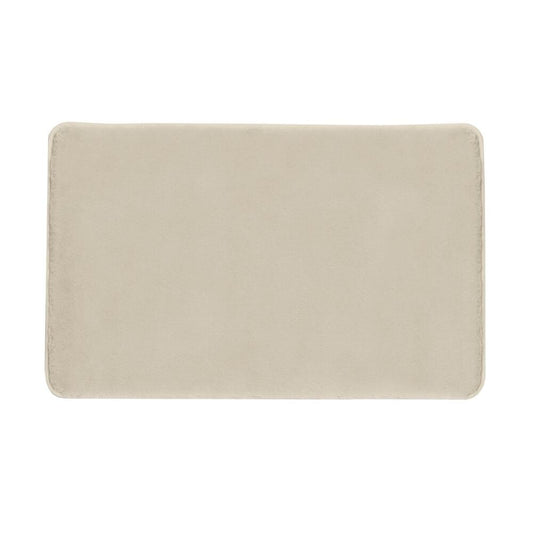 FUZZY Badematte, 60x100cm, 100% Polyester, Anti-Rutsch, tortora