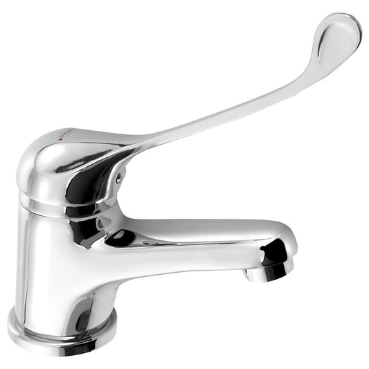 HOFFER Waschtischarmatur ohne Ablaufgarnitur, langer Hebel,  Chrom