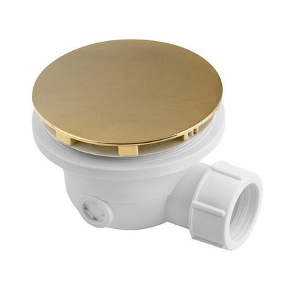 Duschwannensiphon, 90mm, Gold matt
