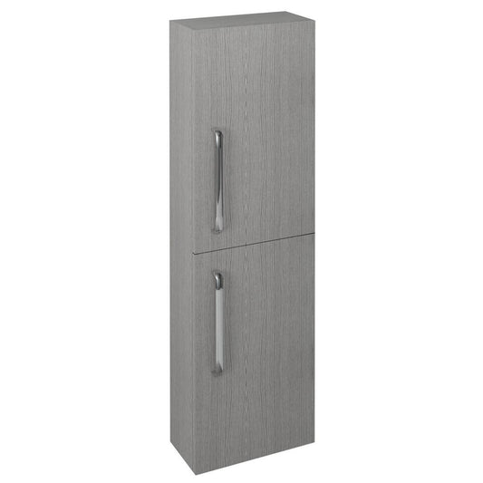 THEIA Hochschrank 40x138x19,3cm, links/rechts, Silbereiche