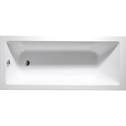 DOUBRAVA Rechteckwanne 170x70x41cm, ohne Füße, weiß