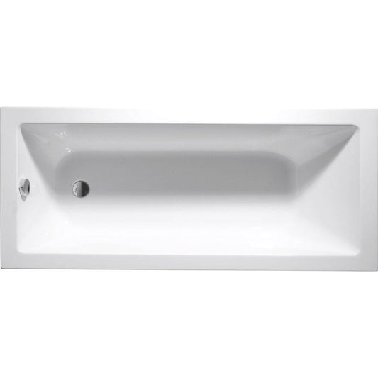 DOUBRAVA Rechteckwanne 170x70x41cm, ohne Füße, weiß