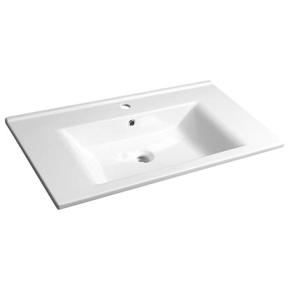 ZUNO 85 Keramik-Waschtisch 85x45cm, weiss